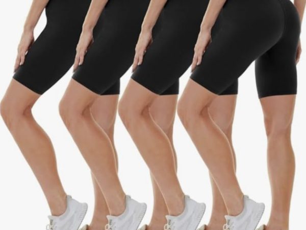 Women’s Biker Shorts (4 pack) only $14.44 {Over 10K Five-Star Reviews!}